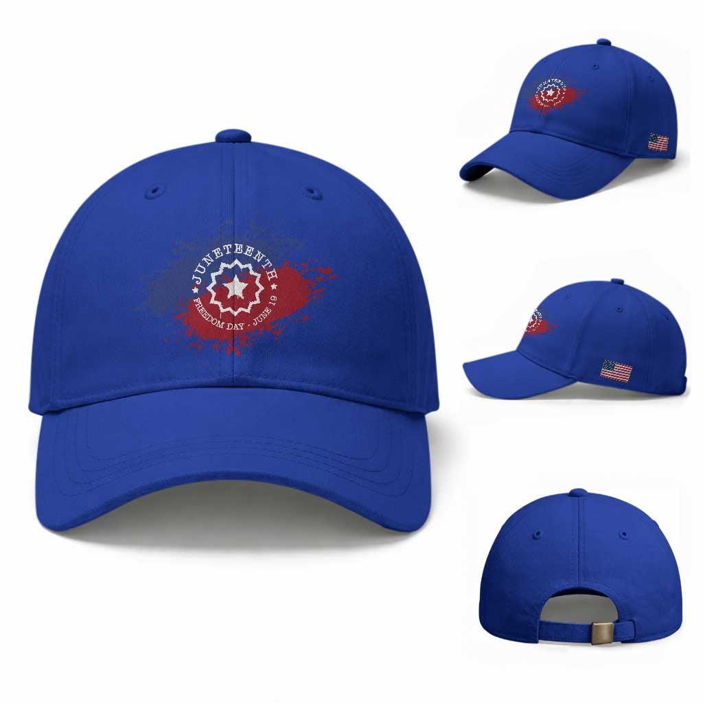 Juneteenth Freedom Day June 19 1865 Baseball Cap Juneteenth Flag TS11 Baseball Cap Universal Fit Royal Blue Print Your Wear