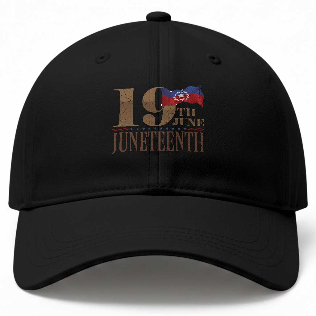 19th June Juneteenth Freedom Day Baseball Cap Juneteenth Flag TS11 Print Your Wear