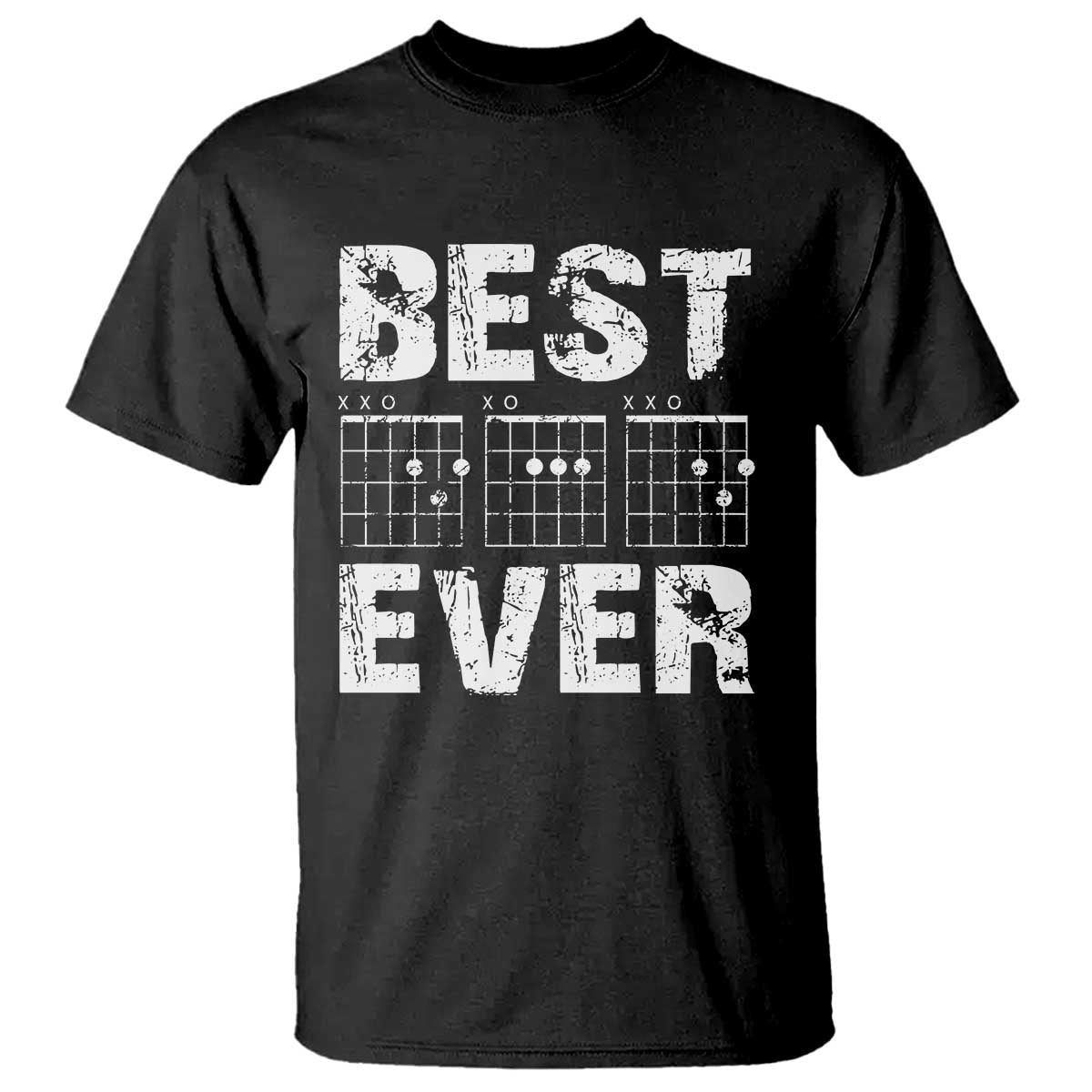 Guitar Father T Shirt Funny Best Dad Ever D A D Chord Gifts Guitarist Papa TS11 Black Print Your Wear