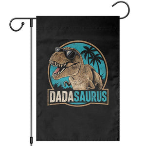 Dinosuar Dad Garden Flag Funny Dadasaurus Fathers Day Family Matching TS11 Black Print Your Wear