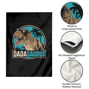 Dinosuar Dad Garden Flag Funny Dadasaurus Fathers Day Family Matching TS11 Print Your Wear