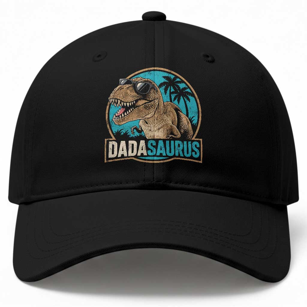 Dinosuar Dad Baseball Cap Funny Dadasaurus Fathers Day Family Matching TS11 Print Your Wear
