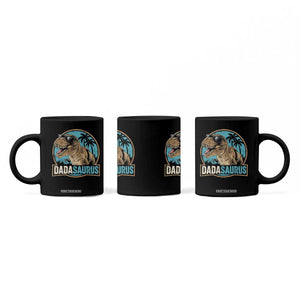 Dinosuar Dad Coffee Mug Funny Dadasaurus Fathers Day Family Matching TS11 Print Your Wear