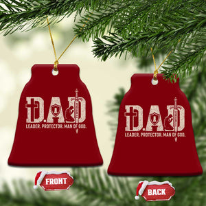 Christian Dad Ceramic Ornament Father Leader Protector Man Of God TS11 Print Your Wear