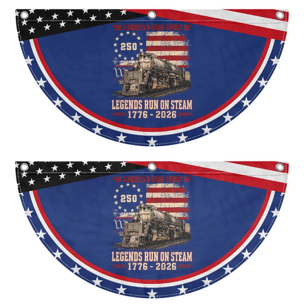 Train USA 250th Anniversary Patriotic Fan Flag American Iron Spirit Steam Locomotive Railroad Train Engine TS11 2pcs pack Classic Navy Print Your Wear