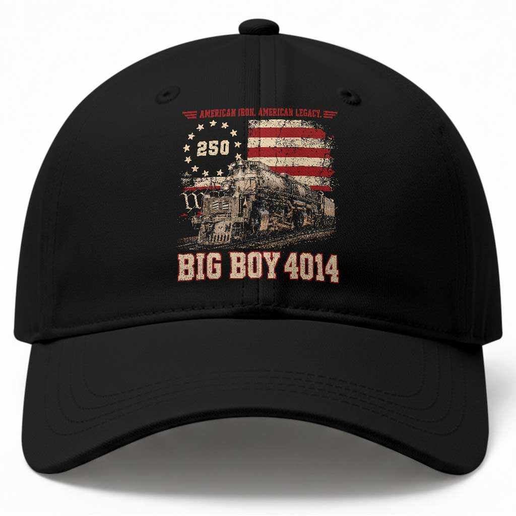 Train USA 250th Anniversary Baseball Cap American Iron Legacy Steam Locomotive Railroad Train Engine TS11 Print Your Wear