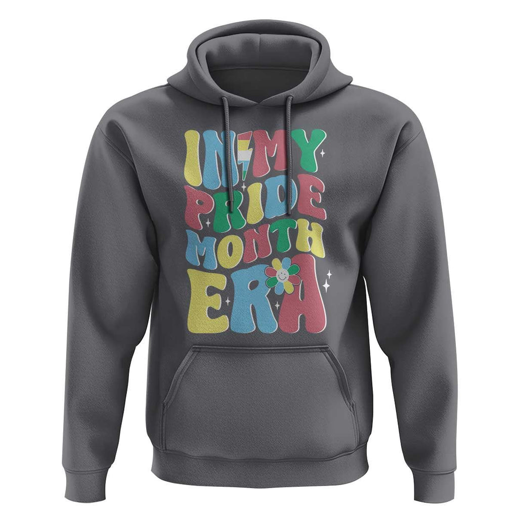 Disability Pride Month Hoodie In My Pride Month Era Retro Groovy Flower TS11 Charcoal Print Your Wear