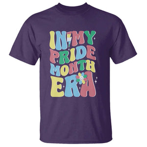 Disability Pride Month T Shirt In My Pride Month Era Retro Groovy Flower TS11 Purple Print Your Wear