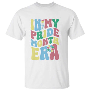 Disability Pride Month T Shirt In My Pride Month Era Retro Groovy Flower TS11 White Print Your Wear