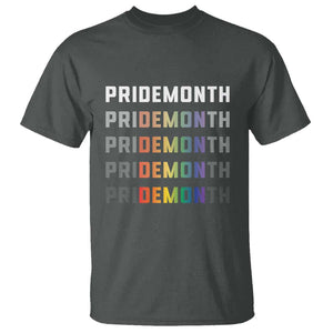 LGBT Pride Month T Shirt LGBT Supporter TS11 Dark Heather Print Your Wear