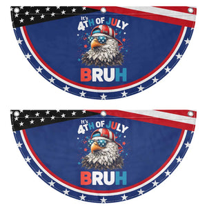 Funny Eagle It's 4th Of July Bruh Patriotic Fan Flag Bald Eagle American Flag TS11 2pcs pack Classic Navy Print Your Wear