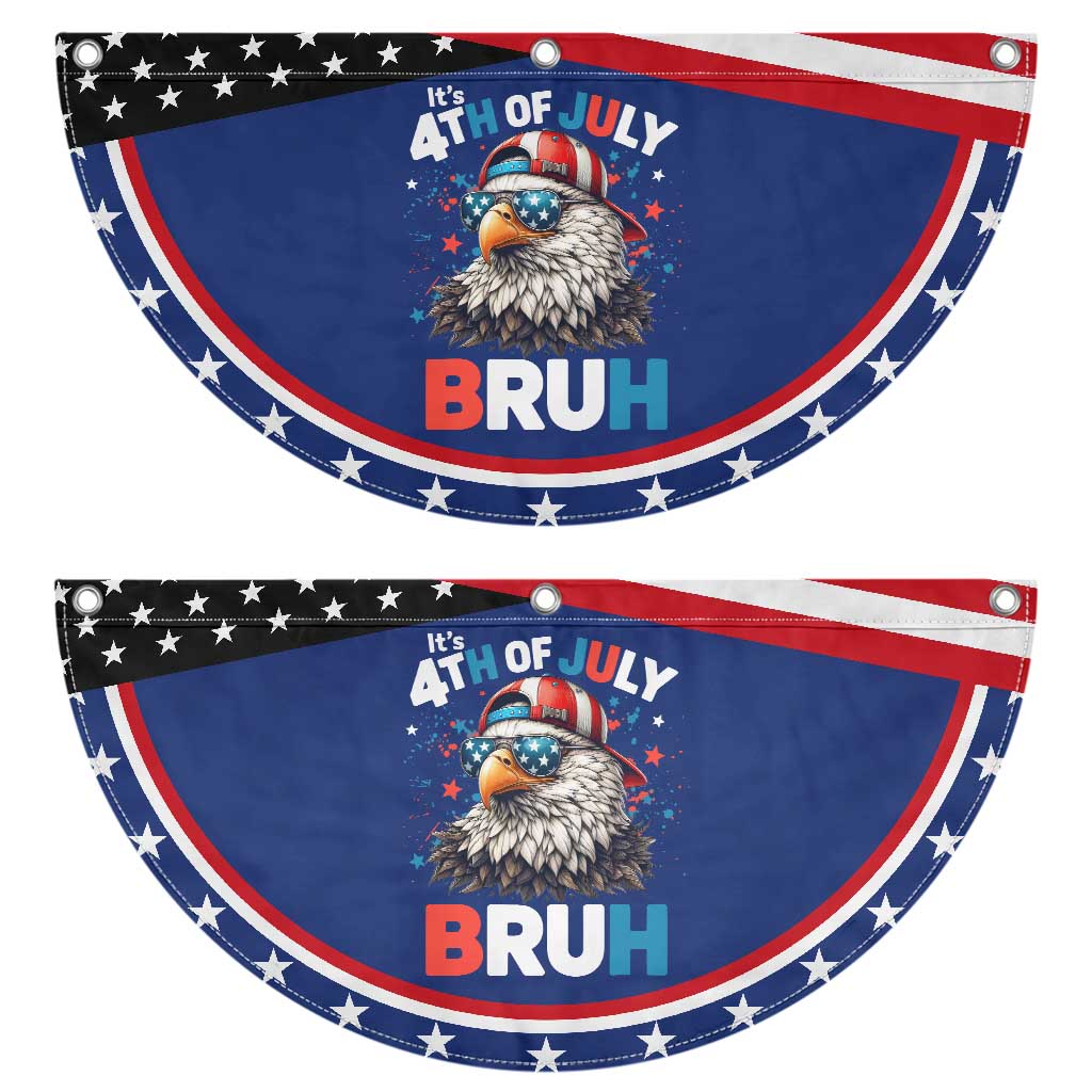 Funny Eagle It's 4th Of July Bruh Patriotic Fan Flag Bald Eagle American Flag TS11 2pcs pack Classic Navy Print Your Wear