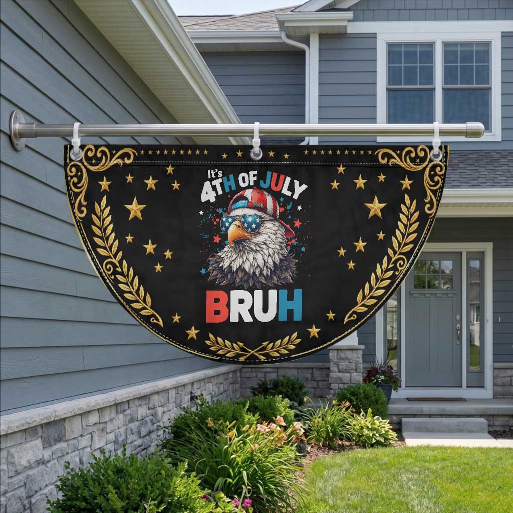 Funny Eagle It's 4th Of July Bruh Patriotic Fan Flag Bald Eagle American Flag TS11 2pcs pack Vintage Black Print Your Wear