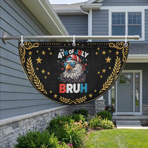 Funny Eagle It's 4th Of July Bruh Patriotic Fan Flag Bald Eagle American Flag TS11 2pcs pack Vintage Black Print Your Wear