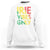 Irie Vibes Only Sweatshirt Rasta Reggae Roots Flag Music TS11 White Print Your Wear