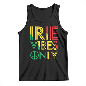 Irie Vibes Only Tank Top Rasta Reggae Roots Flag Music TS11 Black Print Your Wear