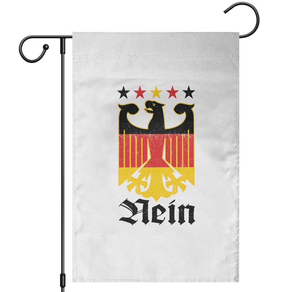 Funny German Eagle Garden Flag Vintage Nein No Germany Souvenir Oktoberfest TS11 White Print Your Wear