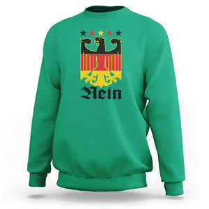 Funny German Eagle Sweatshirt Vintage Nein No Germany Souvenir Oktoberfest TS11 Irish Green Print Your Wear