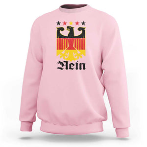 Funny German Eagle Sweatshirt Vintage Nein No Germany Souvenir Oktoberfest TS11 Light Pink Print Your Wear