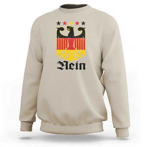 Funny German Eagle Sweatshirt Vintage Nein No Germany Souvenir Oktoberfest TS11 Sand Print Your Wear