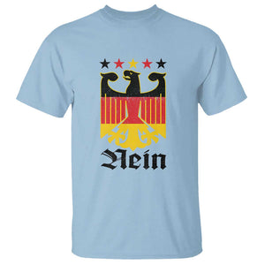 Funny German Eagle T Shirt Vintage Nein No Germany Souvenir Oktoberfest TS11 Light Blue Print Your Wear