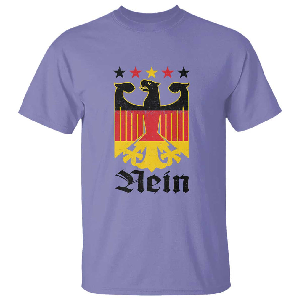 Funny German Eagle T Shirt Vintage Nein No Germany Souvenir Oktoberfest TS11 Violet Print Your Wear