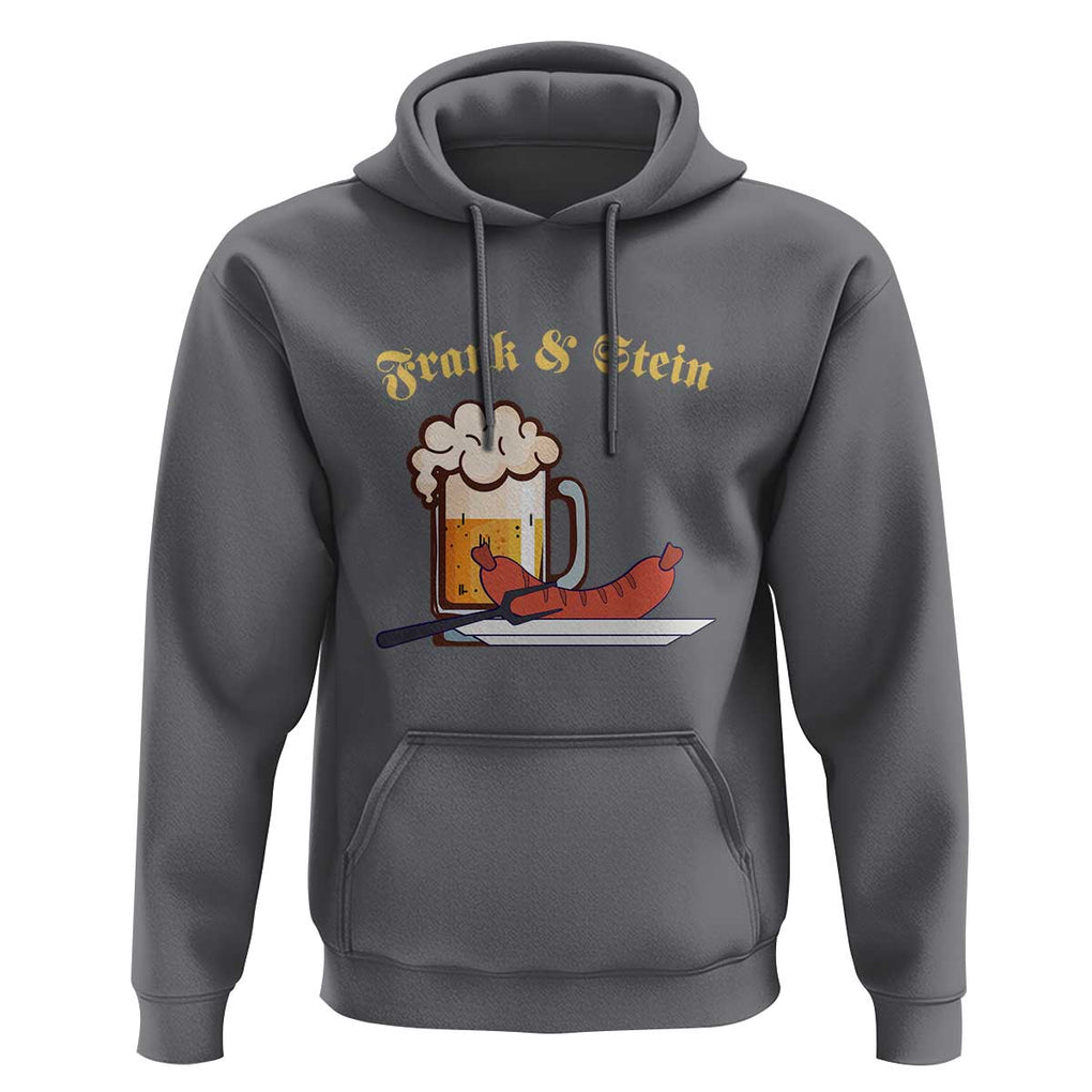 Funny Frank & Stein Hoodie German Beer Drinking Oktoberfest Sausage TS11 Charcoal Print Your Wear