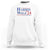 Harris Walz'24 Sweatshirt Presidential Election 2024 US Flag TS11 White Print Your Wear