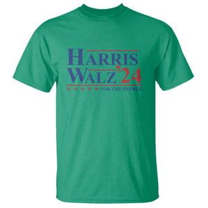 Harris Walz'24 T Shirt Presidential Election 2024 US Flag TS11 Irish Green Print Your Wear