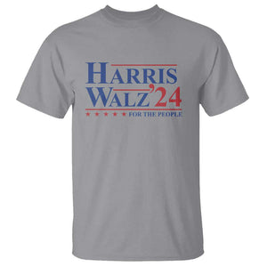 Harris Walz'24 T Shirt Presidential Election 2024 US Flag TS11 Sport Gray Print Your Wear