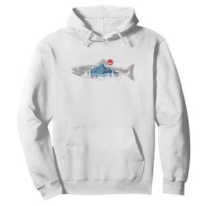 Trout Fly Fish Nature Montane Forest Fishing Camping Hoodie TS11 White Print Your Wear