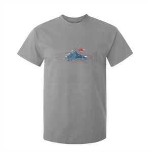 Trout Fly Fish Nature Montane Forest Fishing Camping T Shirt For Kid TS11 Sport Gray Print Your Wear