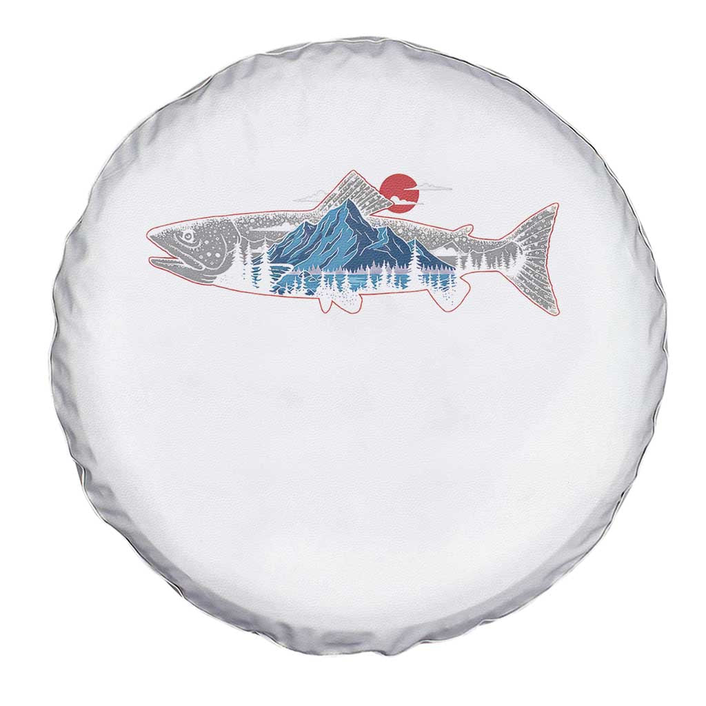 Trout Fly Fish Nature Montane Forest Fishing Camping Spare Tire Cover TS11 Print Your Wear