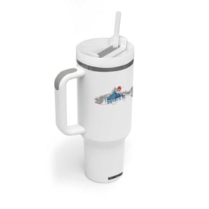 Trout Fly Fish Nature Montane Forest Fishing Camping Tumbler With Handle TS11 Print Your Wear