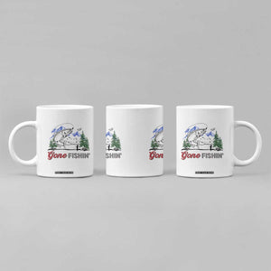 Gone Fishing Coffee Mug Trout Fishing Lover Montane Forest TS11 Print Your Wear