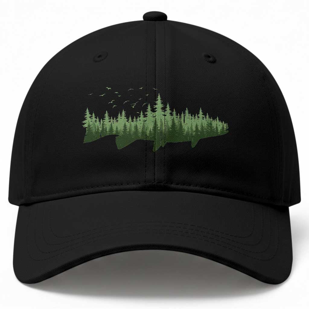 Trout Fly Fishing Outdoor Forest Nature Wildlife Fisherman Baseball Cap TS11 Print Your Wear