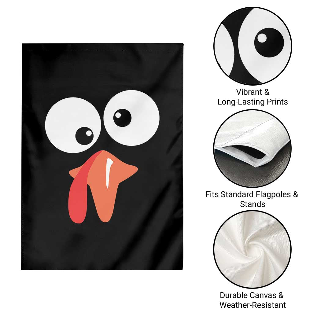 Funny Thanksgiving Garden Flag Silly Turkey Autumn Season TS11 Print Your Wear