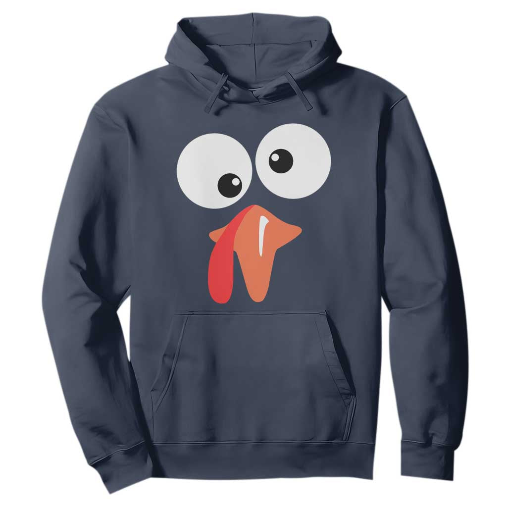 Funny Thanksgiving Hoodie Silly Turkey Autumn Season TS11 Navy Print Your Wear