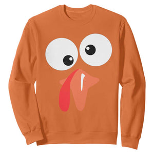 Funny Thanksgiving Sweatshirt Silly Turkey Autumn Season TS11 Orange Print Your Wear