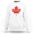 Thanksgiving Day Sweatshirt Thankful Vintage Maple Leaf Canada TS11 White Print Your Wear