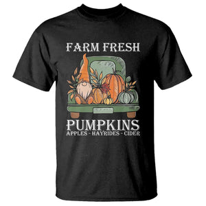 Thanksgiving T Shirt Farm Fresh Pumpkins Apples Hayrides Cider Autumn Season TS11 Black Print Your Wear