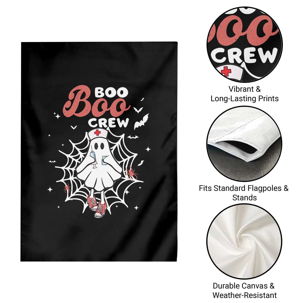 Halloween Nurse Garden Flag Boo Boo Crew Cute Ghost Nursing TS11 Print Your Wear