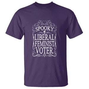 Kamala Halloween T Shirt Spooky Liberal Feminist Voter Witch Skull Election TS11 Purple Print Your Wear