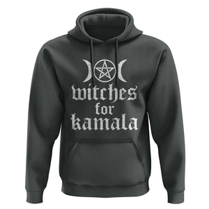 Harris Halloween Hoodie Witches For Kamala Political Election 2024 TS11 Dark Heather Print Your Wear