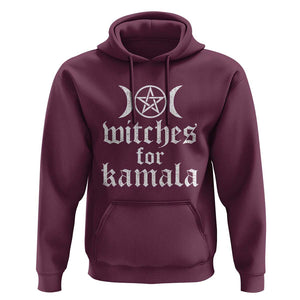 Harris Halloween Hoodie Witches For Kamala Political Election 2024 TS11 Maroon Print Your Wear