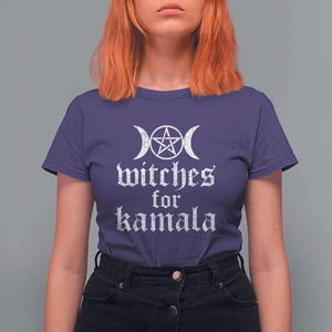 Harris Halloween T Shirt For Women Witches For Kamala Political Election 2024 TS11 Purple Print Your Wear