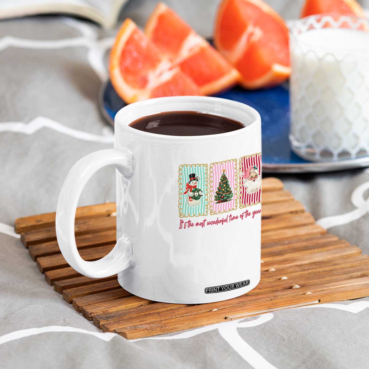 It's The Most Wonderful Time Of The Year Coffee Mug Coquette Christmas TS11 Print Your Wear