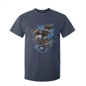 Us Marines Military 250th Anniversary T Shirt For Kid Bald Eagle Anchor TS11 Navy Print Your Wear