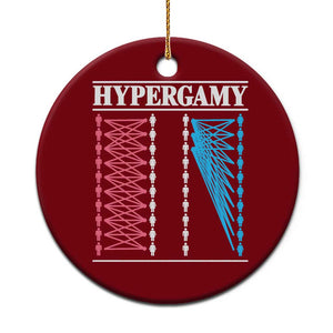 Hypergamy Meme Chart Funny Dating Strategy Ceramic Ornament Couples Relationship Humor