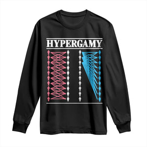Hypergamy Meme Chart Funny Dating Strategy Long Sleeve Shirt Couples Relationship Humor